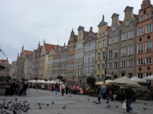 Die Langgasse in Danzig